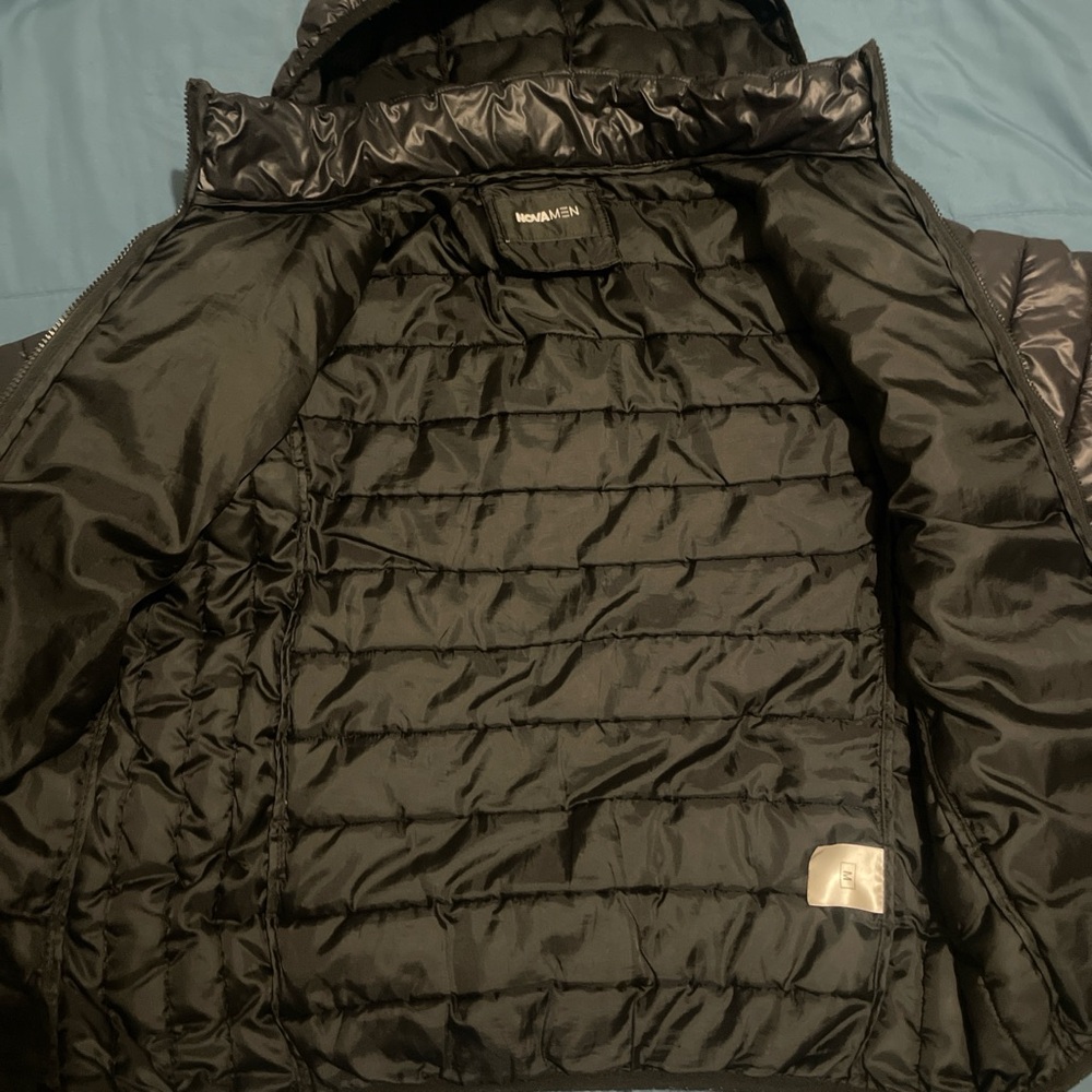 Fashion Nova Men's Black Puffer Jacket